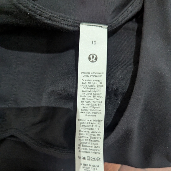 BNWT Lululemon Align Dress - Black - Size 10 - Picture 8 of 11